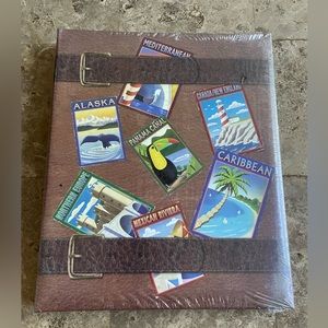 Princess Cruise Photo Album Travel Scrapbook‎ Memory Book 8x10 Holds 48 Pics